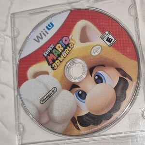 Nintendo Super Mario 3D World Disc for Wii U - Red and Yellow